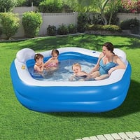 Bestway Családi Medence 213x206x69 cm - PVC Kerti Pancsoló 575 Literes Kapacitással - Gyerekeknek és Felnőtteknek 4