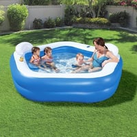 Bestway Családi Medence 213x206x69 cm - PVC Kerti Pancsoló 575 Literes Kapacitással - Gyerekeknek és Felnőtteknek 2