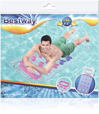 Nafukovacie lehadlo Bestway Fashion Lounge s okienkom, 188 x 71 cm, viacfarebné, nosnosť 90 kg 5