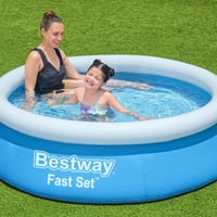 Nafukovací bazén Bestway Fast Set, 183x51 cm, 940 litrov, materiál TriTech, samonosný, bezpečnostný ventil, opravná záplata 3