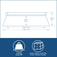 Bestway Fast Set vrtni bazen bez pumpe, 305x66 cm, plavi, okrugli (57456) 8