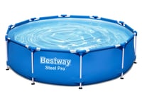 Bestway felfújható kerek medence 305x76 cm fekete A2100544 kerti strandmedence 6