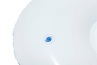 Nafukovacie kreslo do bazéna Bestway so sklopným vankúšom 102x94 cm, s držiakom na nápoje a nastaviteľným operadlom, PVC vodné ležadlo na opaľovanie 8
