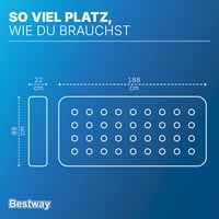 Saltea gonflabilă pentru oaspeți Bestway 188 x 99 x 22 cm - pat gonflabil confortabil pentru musafiri 3