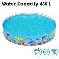 Bestway Fill'N Fun 55031 Nafukovací detský bazén 244x46 cm, záhradný bazénik s motívom klauna očkatého 6