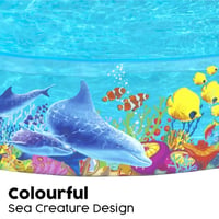 Bestway Fill'N Fun 55031 Nafukovací detský bazén 244x46 cm, záhradný bazénik s motívom klauna očkatého 5