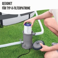 Filtračné čerpadlo Bestway Flowclear 800 gal pre bazény, pre nadzemné bazény s objemom 1100 – 17 400 litrov, s vymeniteľnou filtračnou vložkou, prietok 580 gal/h 3