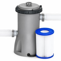 Filtračné čerpadlo Bestway Flowclear 800 gal pre bazény, pre nadzemné bazény s objemom 1100 – 17 400 litrov, s vymeniteľnou filtračnou vložkou, prietok 580 gal/h 1