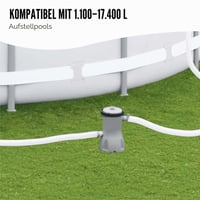Filtračné čerpadlo Bestway Flowclear 800 gal pre bazény, pre nadzemné bazény s objemom 1100 – 17 400 litrov, s vymeniteľnou filtračnou vložkou, prietok 580 gal/h 4