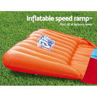 Bestway H2OGo Dvojitá šmykľavka s nafukovacou štartovacou rampou, 549 cm, viacfarebná 2