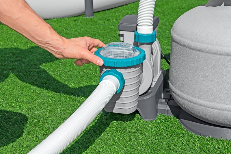 Bestway homokszűrő 5678 l/h időzítővel 230W medence szűréshez