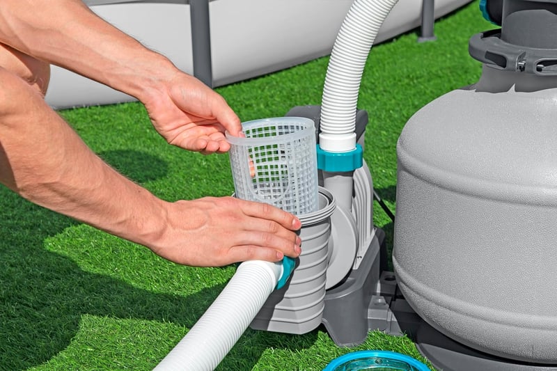 Bestway homokszűrő 5678 l/h időzítővel 230W medence szűréshez