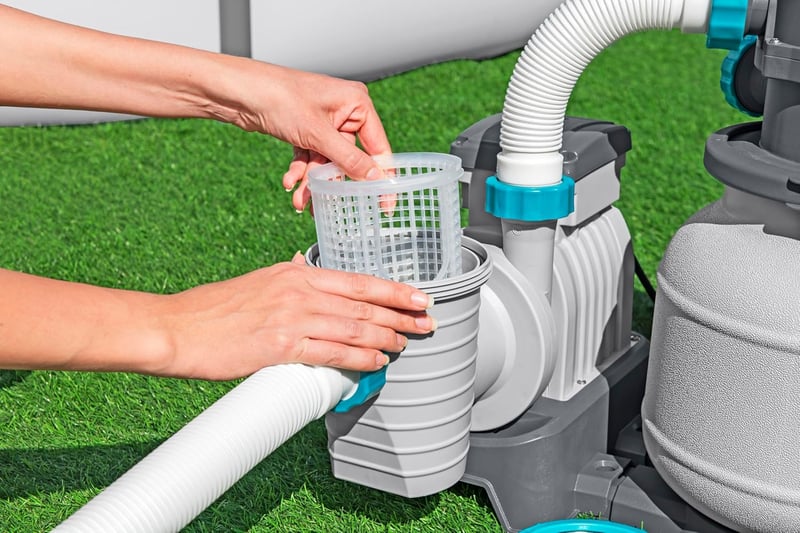 Bestway homokszűrő 5678 l/h időzítővel 230W medence szűréshez
