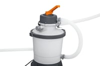 Pompă cu filtru cu nisip Bestway, capacitate 3028 L/800 gal, 62 cm, alb, pentru piscină 10