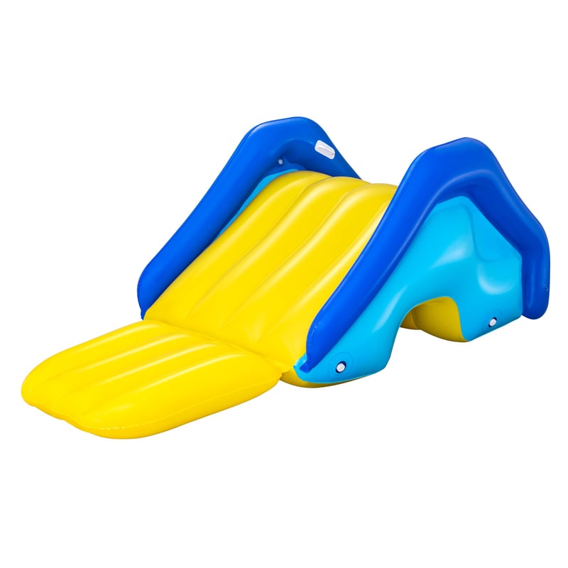 Bestway Óriás Medence Csúszda 247 x 124 x 100 cm Kerti Vízicsúszda Gyerekeknek Nagy Méretű Pool Slide