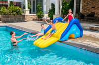 Bestway Óriás Medence Csúszda 247 x 124 x 100 cm Kerti Vízicsúszda Gyerekeknek Nagy Méretű Pool Slide 2