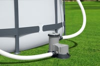 Filtračná pumpa Bestway 5678 l/h 86 W s kartušovou vložkou typu III pre bazény, sivá, 45x35,5x33 cm 2