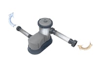 Filtračná pumpa Bestway 5678 l/h 86 W s kartušovou vložkou typu III pre bazény, sivá, 45x35,5x33 cm 4