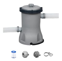 Bestway filterska pumpa s uloškom 2006 L/h za bazen, siva, 18,5x17,5x27,5 cm 3