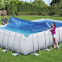 Prelată solară Bestway PE pentru piscină rectangulară 703 x 336 cm, folie de încălzire solară, albastru 2