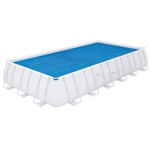 Prelată solară Bestway PE pentru piscină rectangulară 703 x 336 cm, folie de încălzire solară, albastru