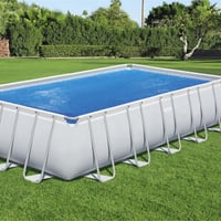 Prelată solară Bestway PE pentru piscină rectangulară 703 x 336 cm, folie de încălzire solară, albastru 4
