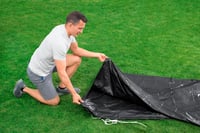 Bestway PVC pokrov za okrugli bazen promjera 305 cm, crna vodootporna zaštitna cerada 4