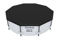 Bestway PVC pokrov za okrugli bazen promjera 305 cm, crna vodootporna zaštitna cerada 5