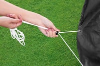 Bestway PVC Takaróponyva 427 cm Kerek Fekete 8