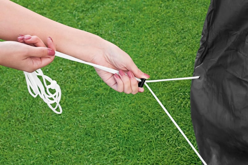 Bestway PVC Takaróponyva 427 cm Kerek Fekete