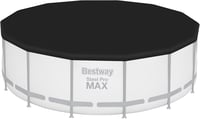 Bestway PVC Takaróponyva 427 cm Kerek Fekete 1