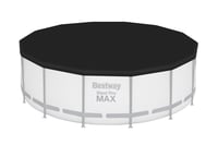 Bestway PVC pokrov za bazen okrugli - crni - promjer 427 cm 1