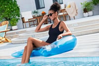 Nafukovacie kreslo do vody Bestway Sit N Ease 126x95x31 cm, s 2 držiakmi na nápoje, ležadlo do bazéna, k jazeru a do bazéna, 1 ks 8