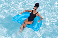 Nafukovacie kreslo do vody Bestway Sit N Ease 126x95x31 cm, s 2 držiakmi na nápoje, ležadlo do bazéna, k jazeru a do bazéna, 1 ks 7