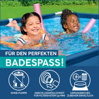 Piscină Bestway Steel Pro Frame fără pompă, 300 x 201 x 66 cm, albastru închis, dreptunghiulară 4