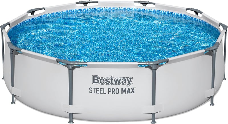 Bestway Steel Pro MAX 305x76 cm kerek medence szürke, szivattyú nélkül - Single