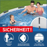 Bestway Steel Pro MAX 305x76 cm kerek medence szürke, szivattyú nélkül - Single 7