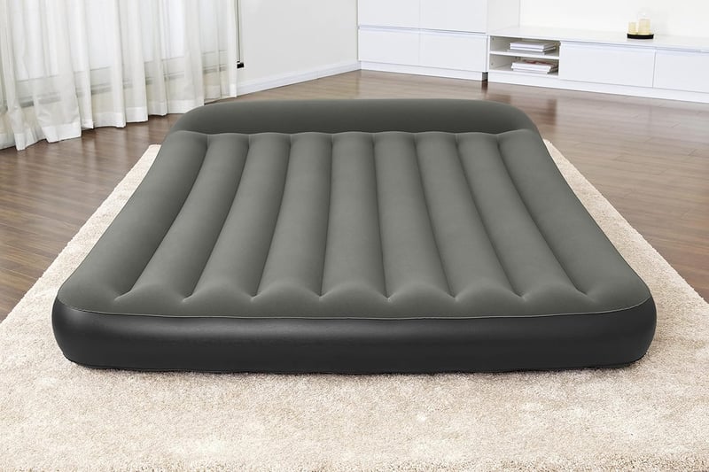 Bestway TriTech felfújható matrac beépített pumpával 210x152 cm szürke