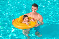 Bestway Wondersplash detský nafukovací kruh, 3-kruhový, priemer 69 cm, pre bábätká od 0 do 12 mesiacov 9