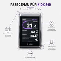 Besudo Bosch Kiox 500 kijelzővédő fólia pink védő képernyőtok karc és ütés ellen BHU3700 eBike kiegészítő 4