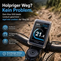 Besudo Bosch Kiox 500 kijelzővédő fólia pink védő képernyőtok karc és ütés ellen BHU3700 eBike kiegészítő 6