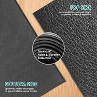 BesWin XXL Jógaszőnyeg 244x122 cm, Extra Vastag Fitness Mat, Csúszásmentes 5
