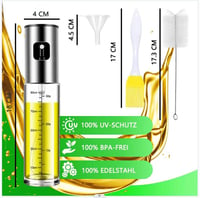 BETA NOBLE Erősített Olajszóró Spray Palack Konyhához Sütéshez Grillezéshez 2