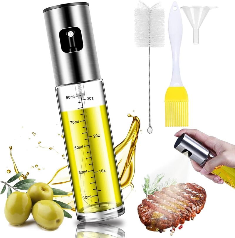 BETA NOBLE Erősített Olajszóró Spray Palack Konyhához Sütéshez Grillezéshez