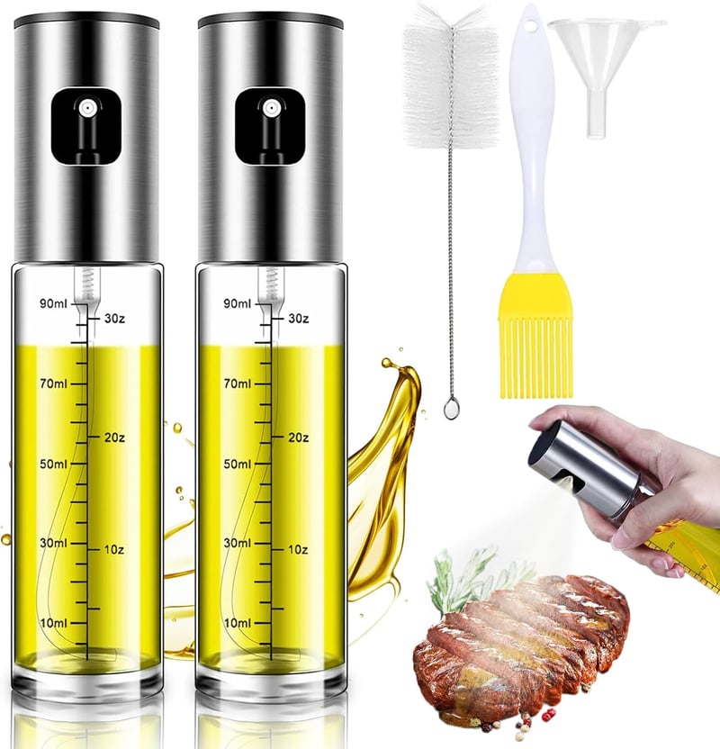 BETA NOBLE Olajpermetező Spray Palack Konyhai Használatra 2db Szett
