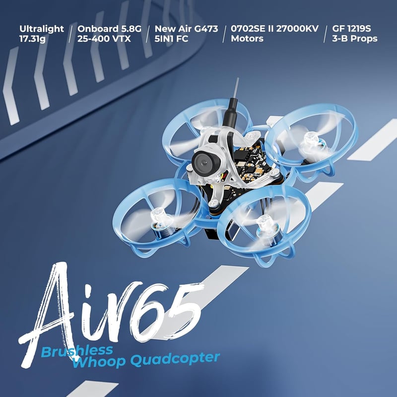 BETAFPV Air65 Brushless Micro Drón 65mm FPV Racing Quadcopter ELRS