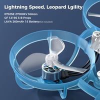 BETAFPV Air65 Brushless Whoop Drón - Ultrakönnyű 1S 65mm FPV Racing Quadcopter C03 Kamerával, ELRS Vevővel, 0702SE 27000KV Motorokkal Beltér 4