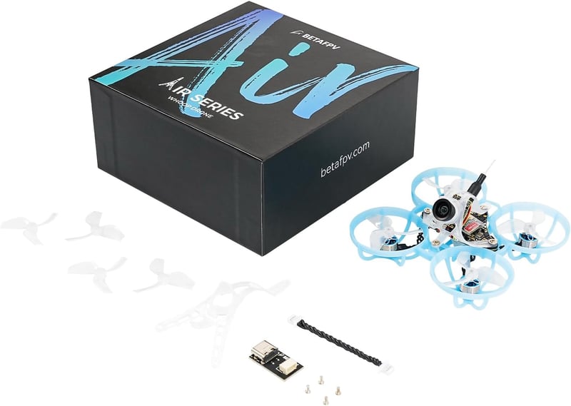 BETAFPV Air65 Brushless Whoop Drón - Ultrakönnyű 1S 65mm FPV Racing Quadcopter C03 Kamerával, ELRS Vevővel, 0702SE 27000KV Motorokkal Beltér