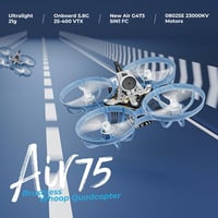 BETAFPV Air75 Brushless Whoop Drón - Ultrakönnyű 75mm Mikro Quadcopter, G473 5-in-1 Vezérlő, ELRS Vevő, 23000KV Motor, FPV Kamera, Versenydr 2