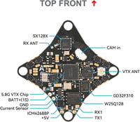 BETAFPV G473 5-in-1 Brushless Repülésirányító 1S AIO Könnyű FC Beépített ELRS Vevővel és 16MB BlackBox-szal FPV Drónokhoz 3